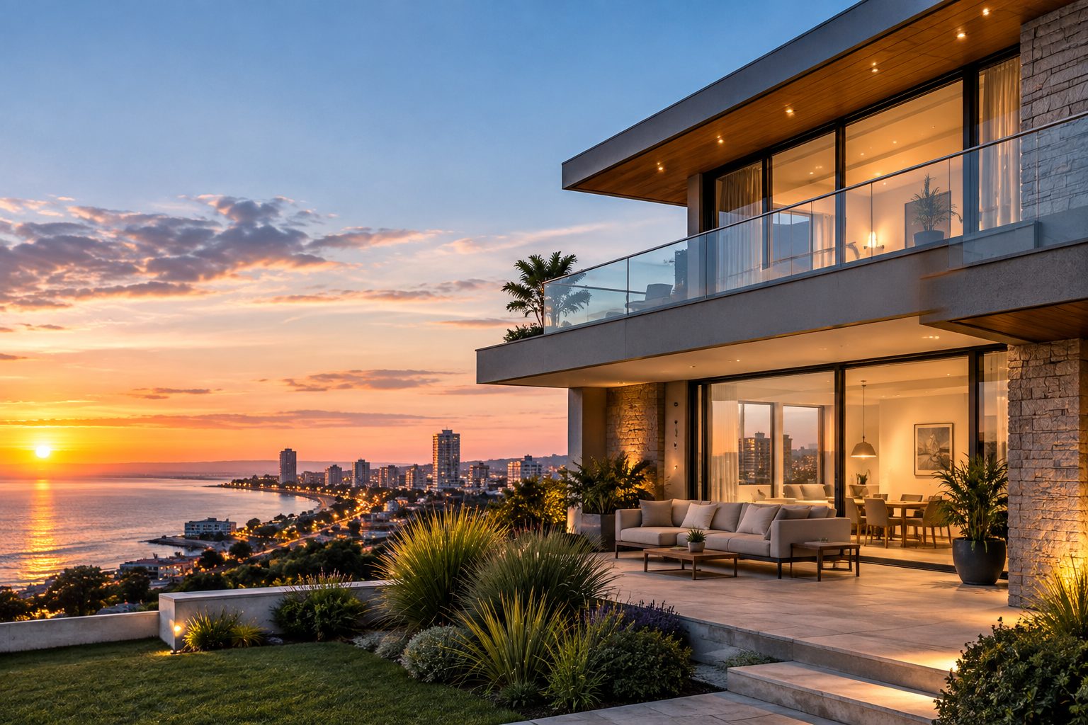 Vivienda moderna en Uruguay